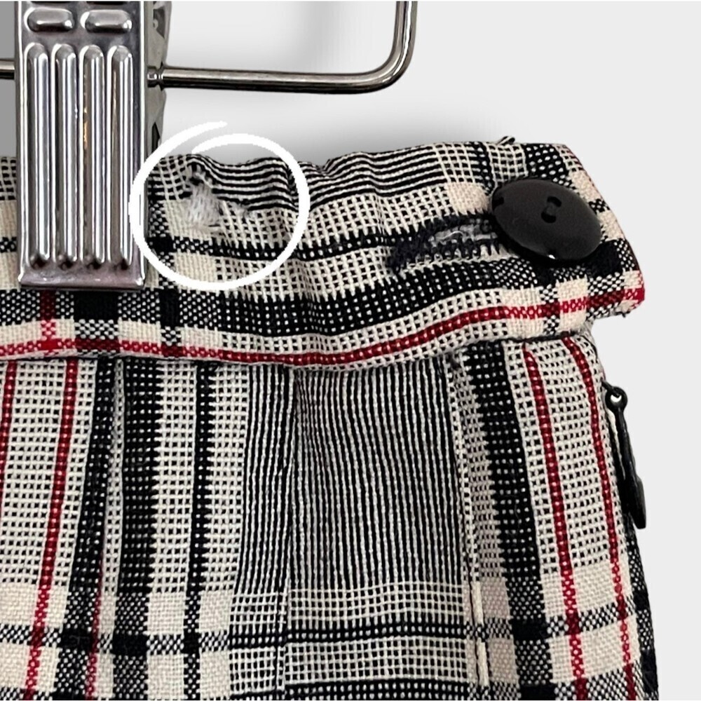 Pendleton Plaid Pleated Wool Skirt 10 - Picture 8 of 9